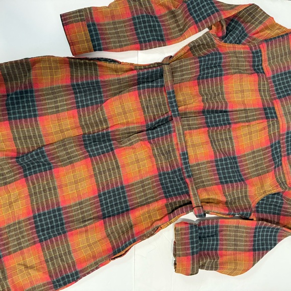 Toad&Co Women's Plaid Dress Button Up Size Medium Lightweight Recycled Materials - Picture 9 of 10